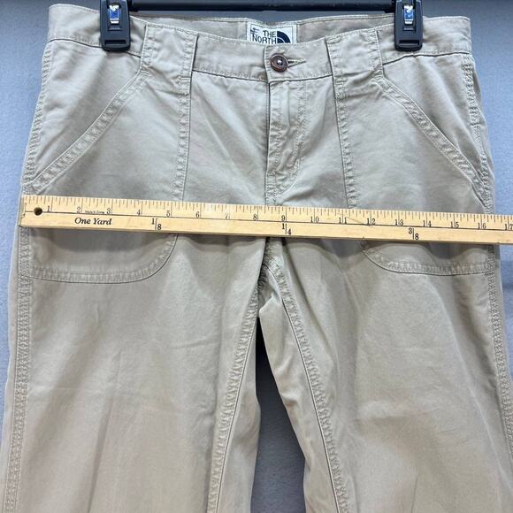The North Face Women's Khaki Pants Size 10 Adventure Light Weight - Picture 3 of 13